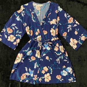 Floral Wrap Dress w/ Pockets - Yumi Kim